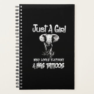 Les tatouages de Just Girl Who Loves Elephant And 