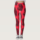 Les taureaux de Leggings Rouges courent dans la nu (Devant)