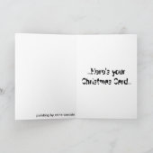 LES TEMPS SONT DURS (2) Carte de Noël (Intérieur)