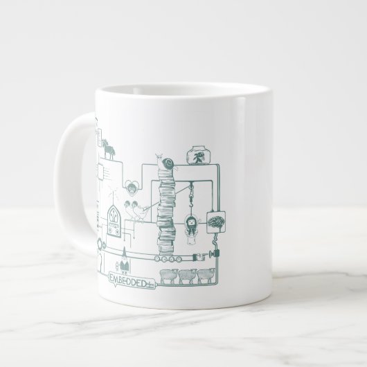 Les Titres Intégrés Sont Passés À Awry Mug (Devant gauche)