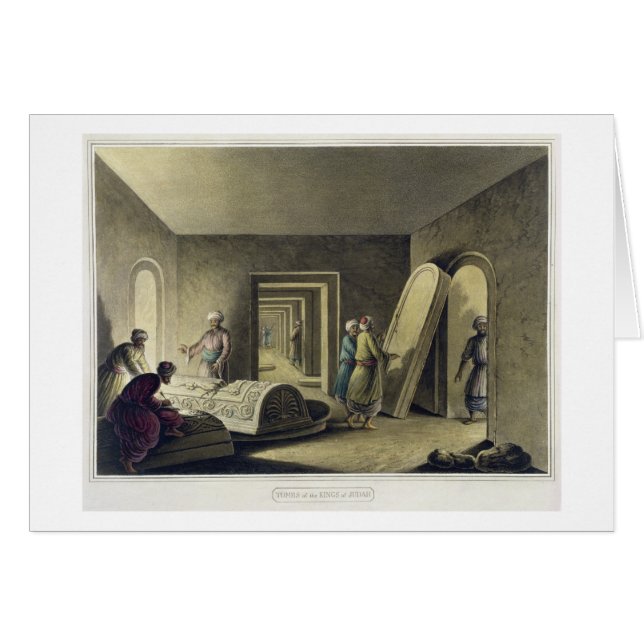 Les tombes des rois de Judah, Jérusalem, pub. b (Devant horizontal)