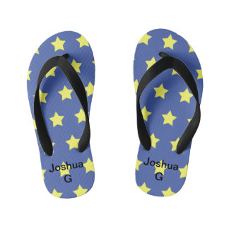 Les tongs à étoile jaune pour enfants