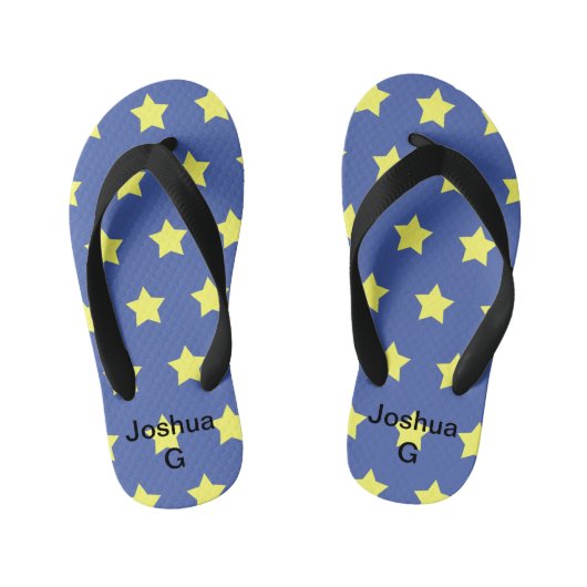 Les tongs à étoile jaune pour enfants (Semelle)