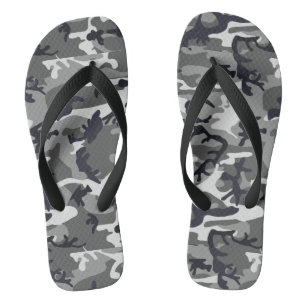 Les tongs de camo noir