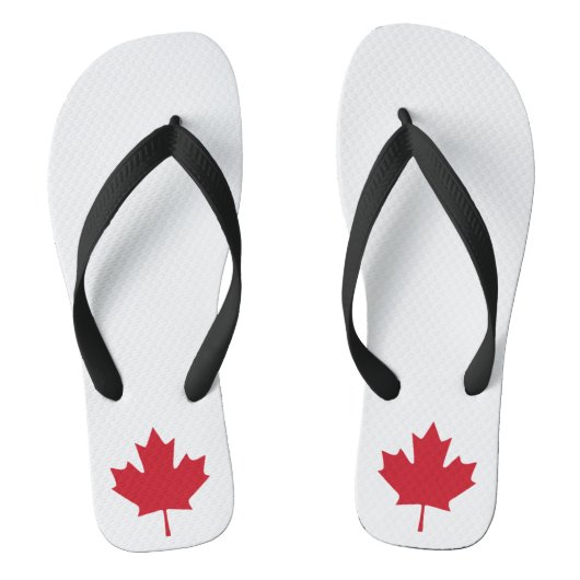 Les tongs de feuilles d'érable du Canada (Semelle)