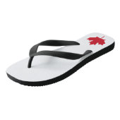 Les tongs de feuilles d'érable du Canada (Incliné)