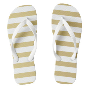 Les tongs des femmes de Gold Foil