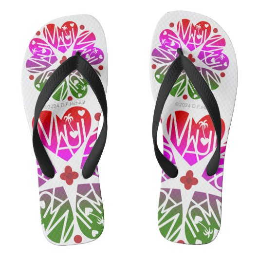 Les tongs du coeur de Maui Lover (Semelle)