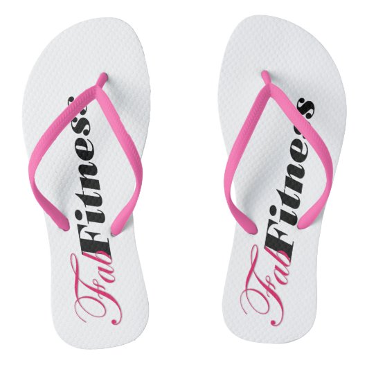 Les tongs du logo Fab Fitness (Semelle)