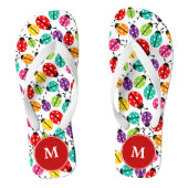 Les tongs monogrammes de Ladybugs (Semelle)