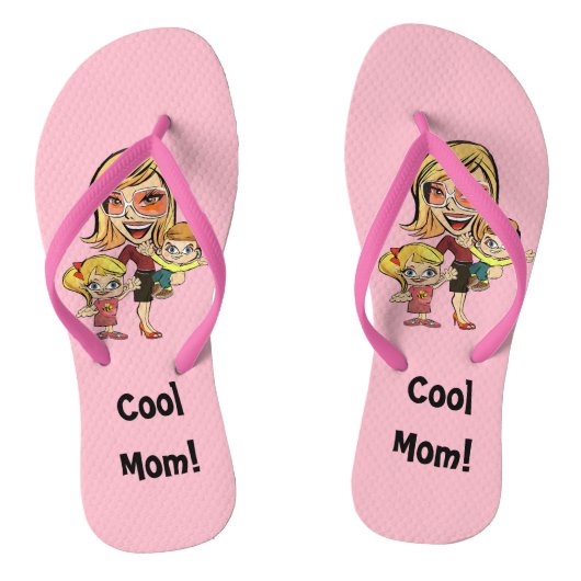 Les tongs roses de maman Cool (Semelle)