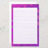 Les tons de Purpe ont rayé la papeterie (Devant / Derrière)