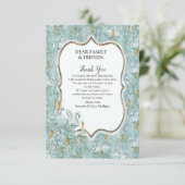 Les tons pastel doux de Sage Carte de remerciement (Debout devant)