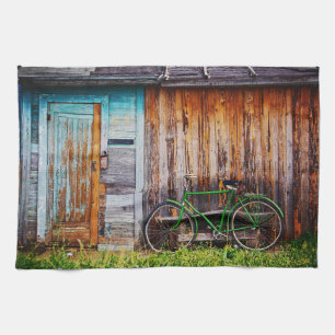 Les torchons de cuisine The Green Bicycle 1