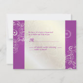 Les tourbillons Magenta/Pearl RSVP nécessitent des (Dos)