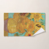 Les tournesols de Van Gogh (Serviette à main)