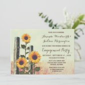 Les tournesols ont découpé des invitations de (Debout devant)