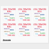 Les tours de cellules tuent les autocollants (Feuille)