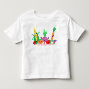 Les Tous Petits Amis végétariens pour le T-shirt de Todlers