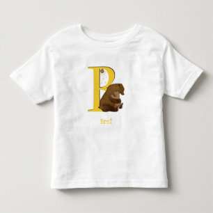 Les Tous Petits Animal ABC B est pour ours T-shirt