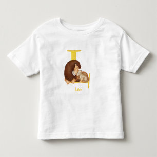 Les Tous Petits Animal ABC L est pour lion T-shirt