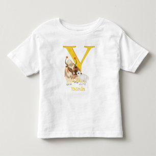 Les Tous Petits Animal ABC Y est pour yak T-shirt