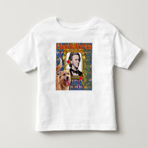 Les Tous Petits Chopin vivait à Paris. T-shirt pour nourrissons