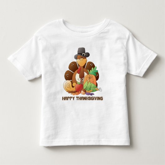 Les Tous Petits Dinde de Thanksgiving T-shirt de vacances pour tou (Devant)