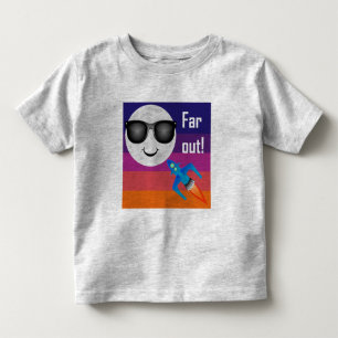 Les Tous Petits Far Out Design - T-Shirt en jersey fin pour tout-p