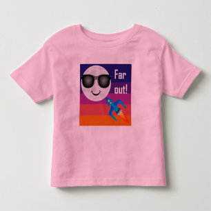 Les Tous Petits Far Out Design - T-shirt en jersey fin pour tout-p