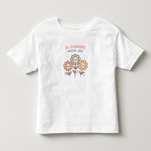 Les Tous Petits Fleurs qui s'épanouissent de joie – T-shirt pour p (Devant)