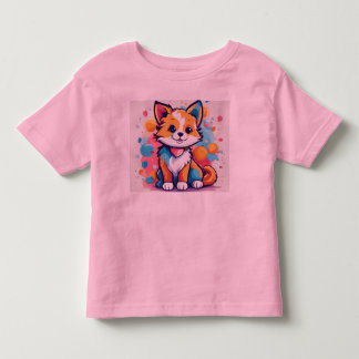 Les Tous Petits Jeux pour enfants Chien et Chat T-Shirt Design