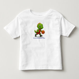 Les Tous Petits Joli T-shirt de basketball de dinosaure pour tout-