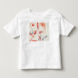 Les Tous Petits Joli T-Shirt Graphique Artistique pour Tout-Petit