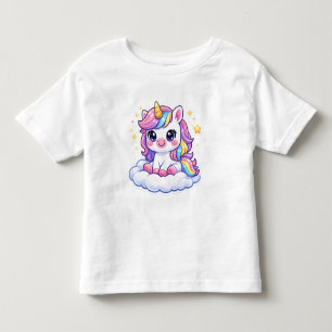 Les Tous Petits Joli T-Shirt Licorne Personnalisé pour Enfants