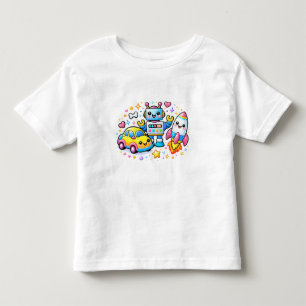Les Tous Petits Joli T-Shirt pour Tout-Petits Y2K Jouets Mignons