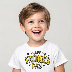 Les Tous Petits Joyeuse T-shirt Fête des pères pour enfants