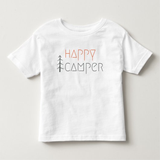 Les Tous Petits joyeux camper. T-shirt pour nourrissons (Devant)