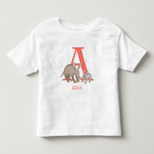 Les Tous Petits L'animal ABC A est pour le T-shirt arrovark