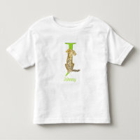 L'animal ABC J est pour un T-shirt jaguar