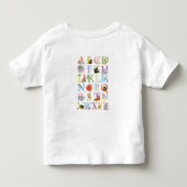 Les Tous Petits L'animal ABC M est pour le T-shirt manatee (Dos)