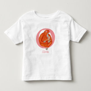 Les Tous Petits L'animal ABC O est pour un T-shirt orangoutan