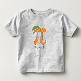 Les Tous Petits Peach Pi mignonne Math Pi Day T-Shirt pour enfant
