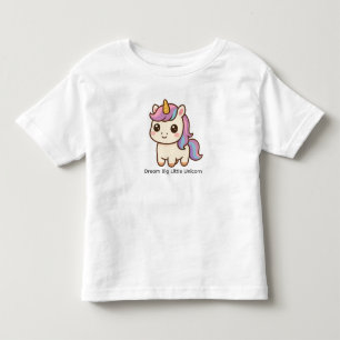 Les Tous Petits Rêve Grand Petit Licorne – T-shirt pour Petite Fil