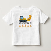 Les Tous Petits T-Shirt de construction pour 3e anniversaire – ben (Devant)