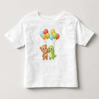 Les Tous Petits T-shirt de naissance pour tout-petit avec un ours