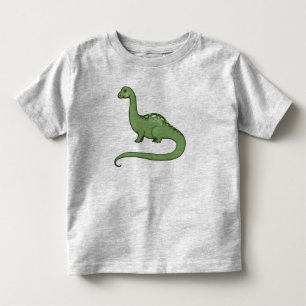 Les Tous Petits T-shirt dinosaure à long cou mignon pour enfants