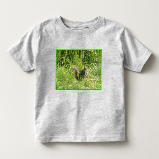 Les Tous Petits T-shirt écureuil pour bébé (Devant)