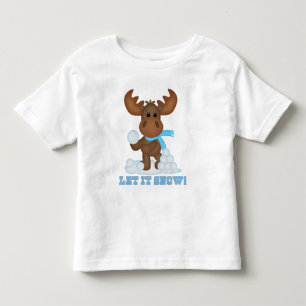 Les Tous Petits T-shirt garçon pour bébé Moose Christmas
