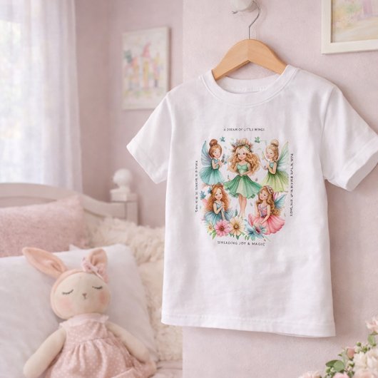 Les Tous Petits T-shirt graphique pour enfants avec jardin de fées